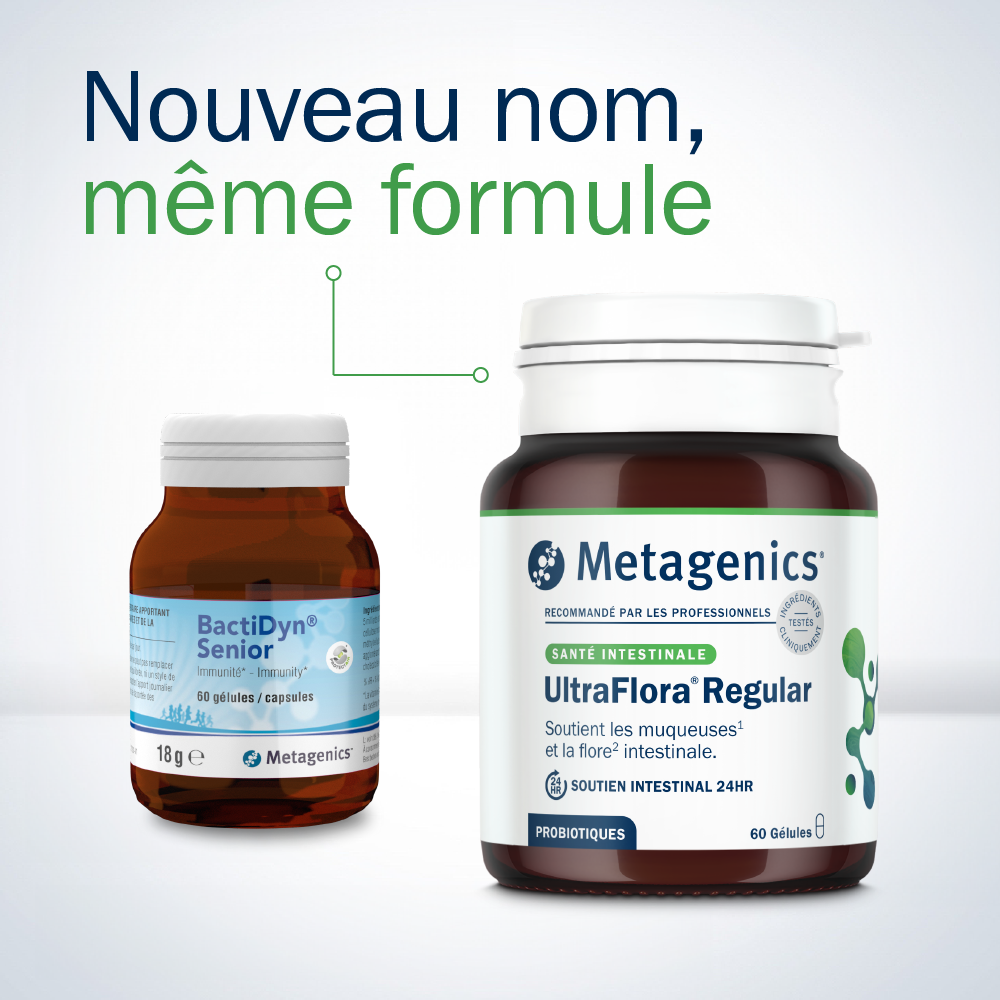 UltraFlora Regular (ex BactiDyn Senior) - 60 gélules