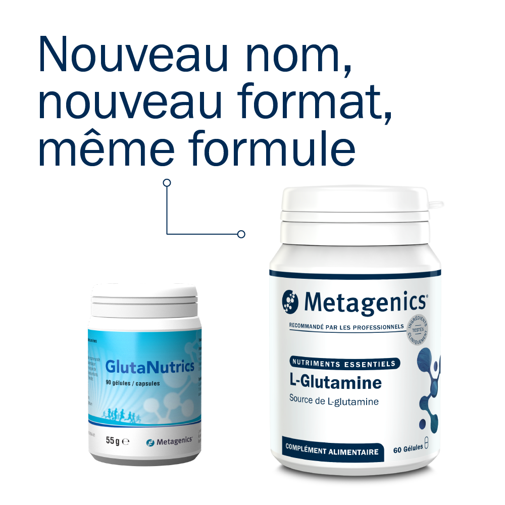 L-Glutamine gélules (ex: GlutaNutrics gélules)