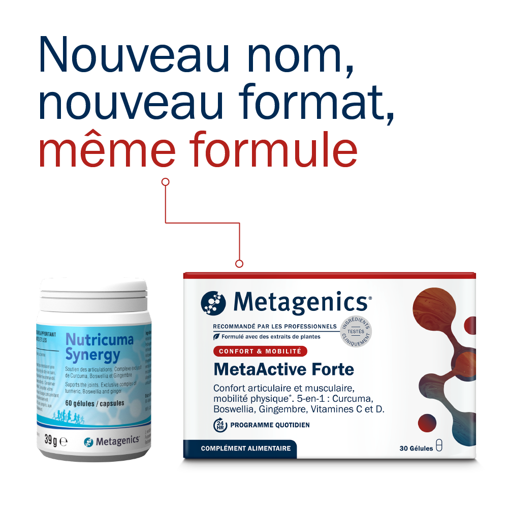 MetaActive Forte (ex : Nutricuma Synergy) - Gélule