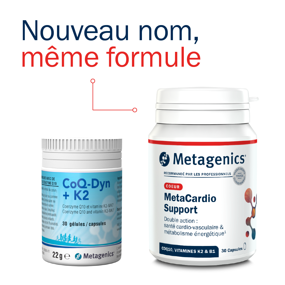 MetaCardio Support (ex : CoQ-Dyn + K2)