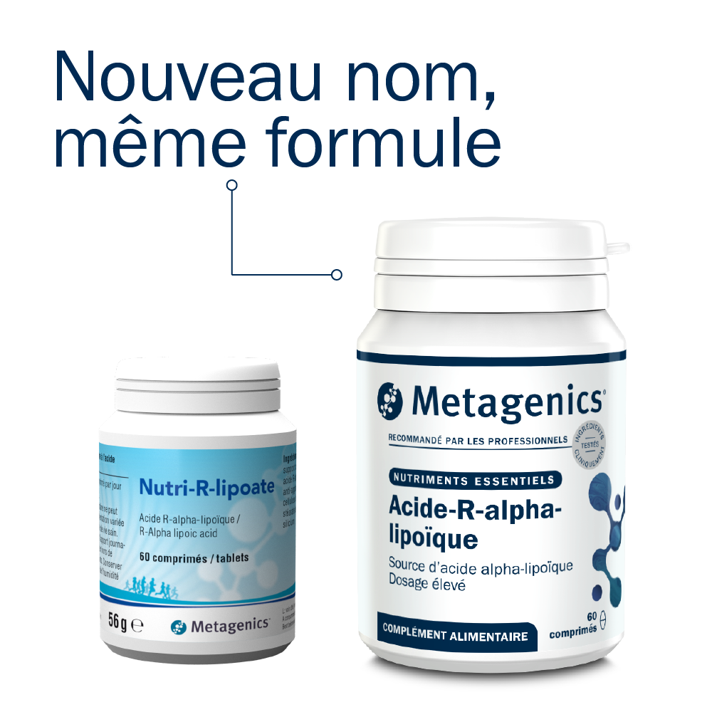 Acide-R-Alpha-Lipoïque (ex : Nutri-R-Lipoate)