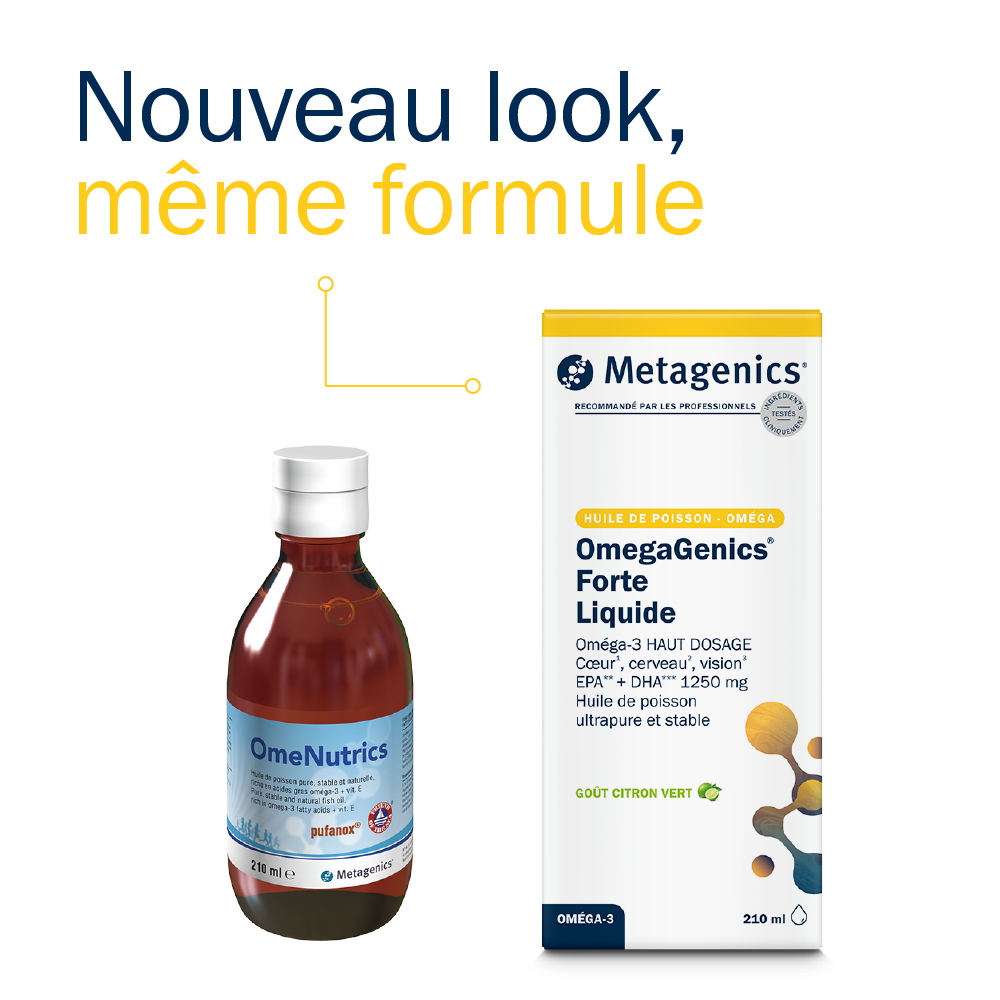 OmegaGenics Forte Liquide (ex : OmeNutrics Liquide)